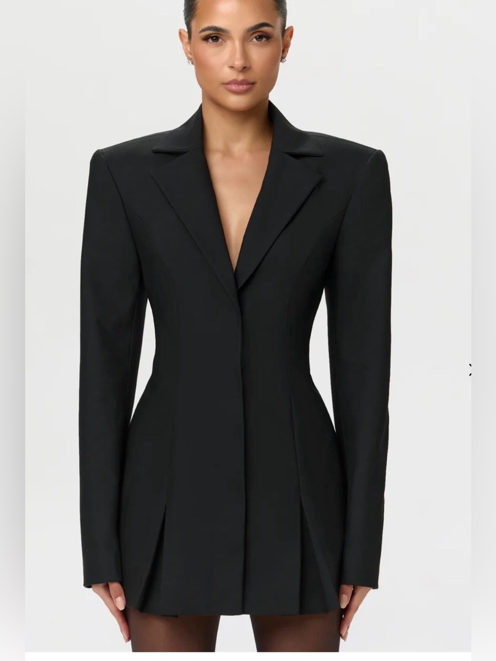 NAKED WARDROBE SUITING BLAZER MINI DRESS